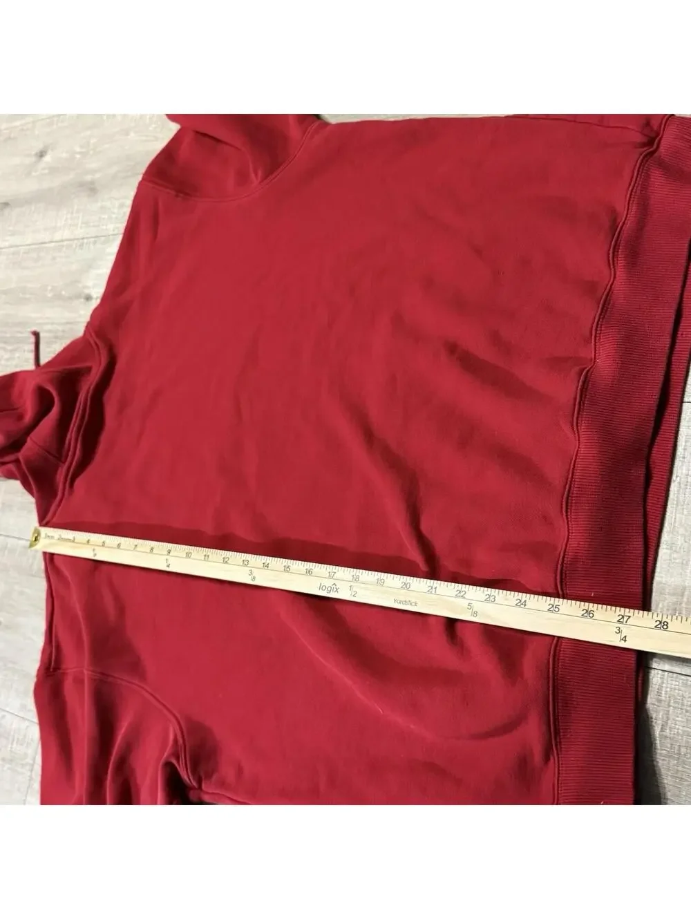 Vintage 2005 Adidas Hoodie Red Fleece Pullover Hoodie Big Logo AUZ002 Men Large - Picture 9 of 11